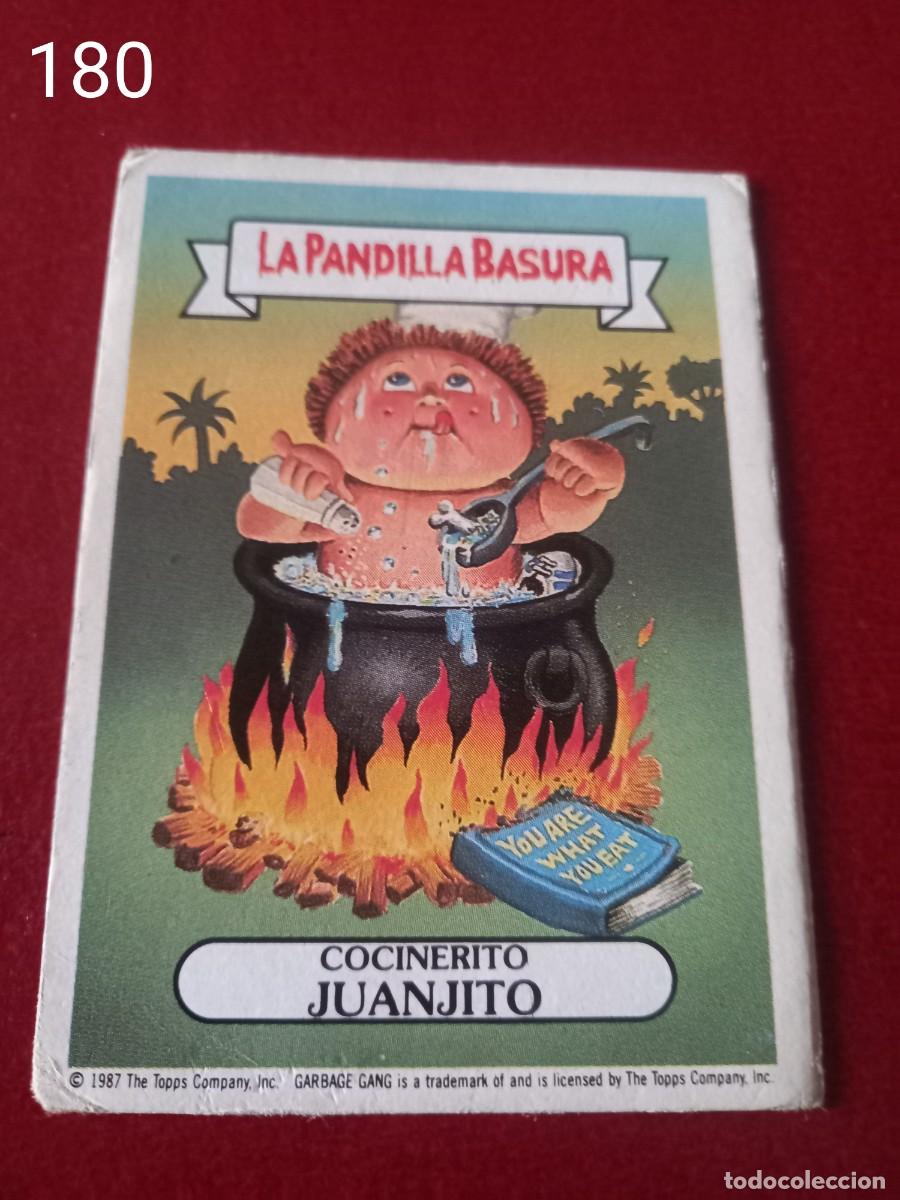 Coleccionismo cromos antiguos: Cromo n.180 la pandilla basura (album azul) sin pegar