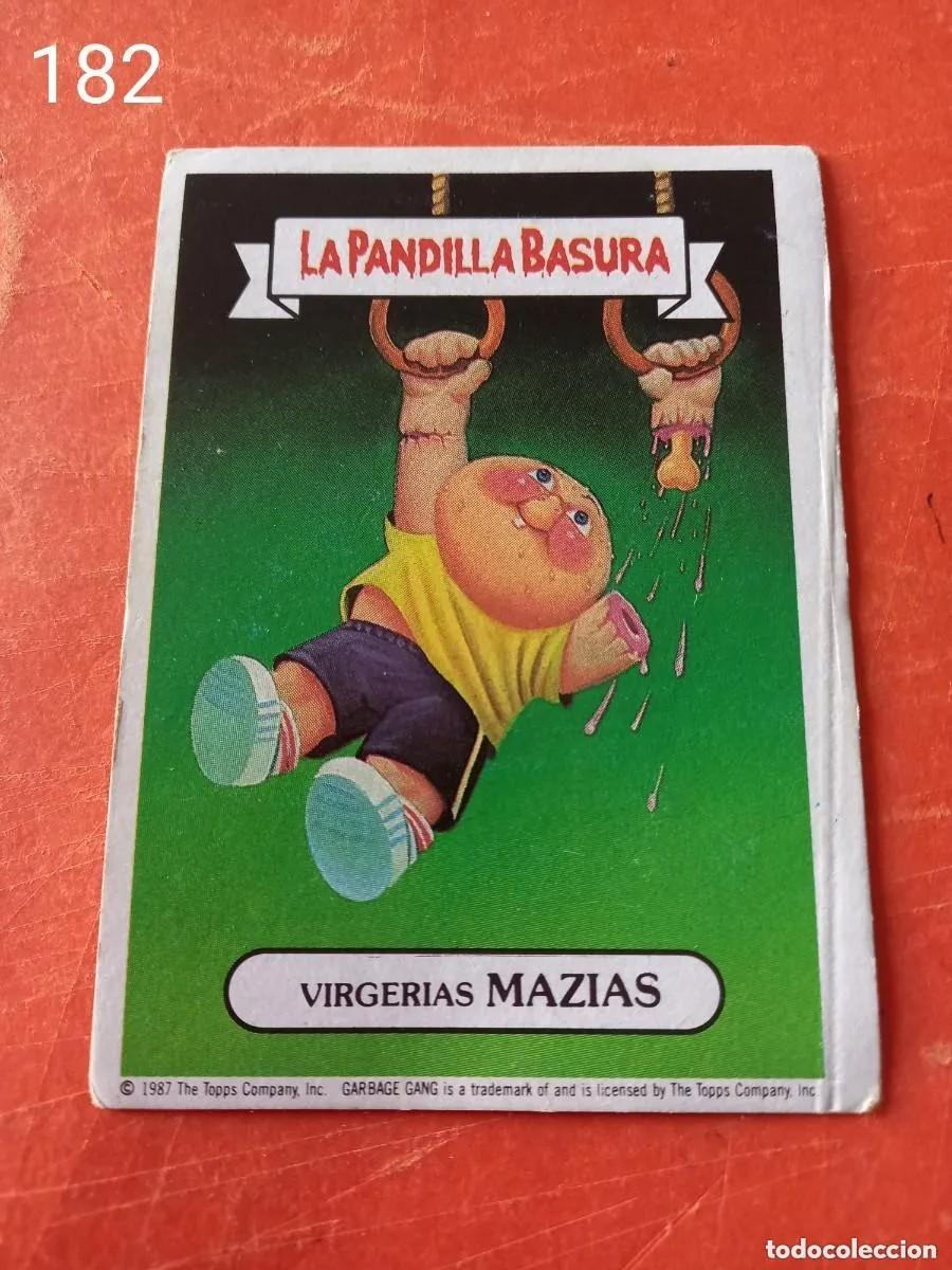 Coleccionismo cromos antiguos: Cromo n.182 la pandilla basura (album azul) sin pegar