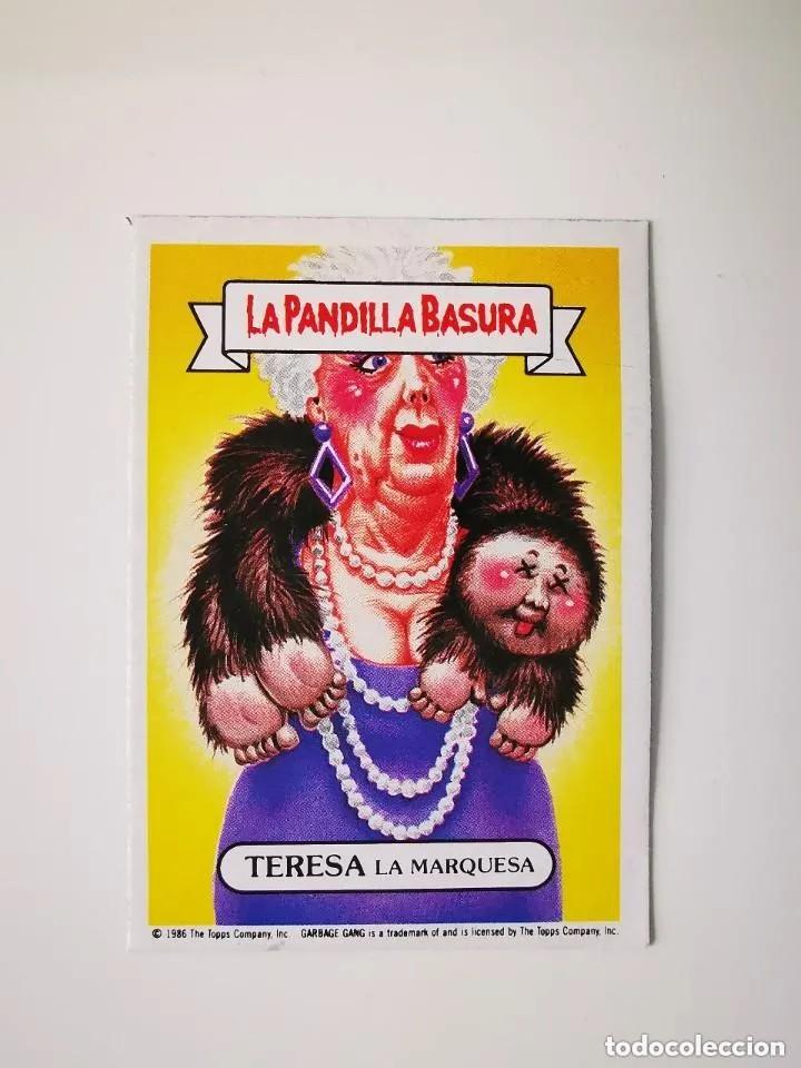 Coleccionismo cromos antiguos: Cromo n.184 la pandilla basura (album azul) sin pegar