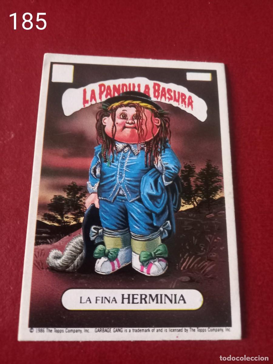 Coleccionismo cromos antiguos: Cromo n.185 la pandilla basura (album azul) sin pegar