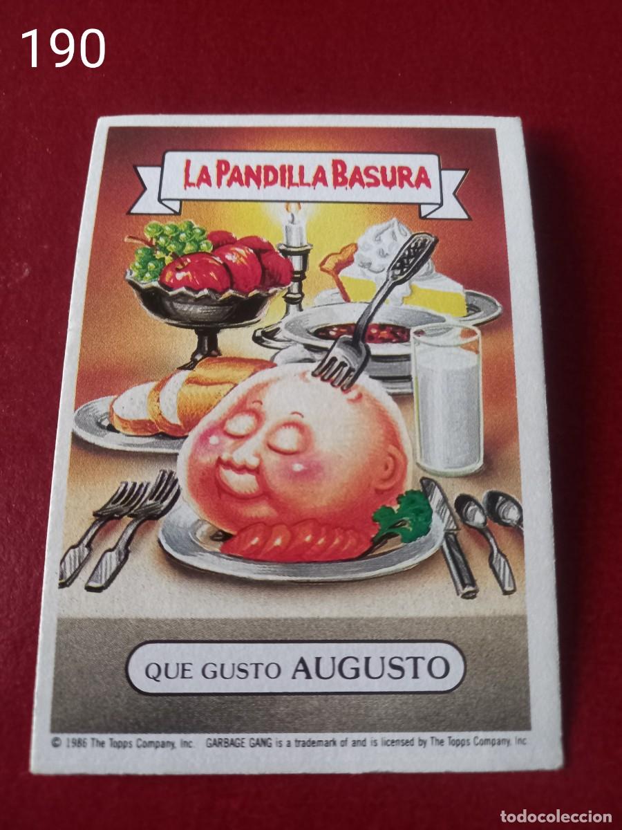 Coleccionismo cromos antiguos: Cromo n.190 la pandilla basura (album azul) sin pegar