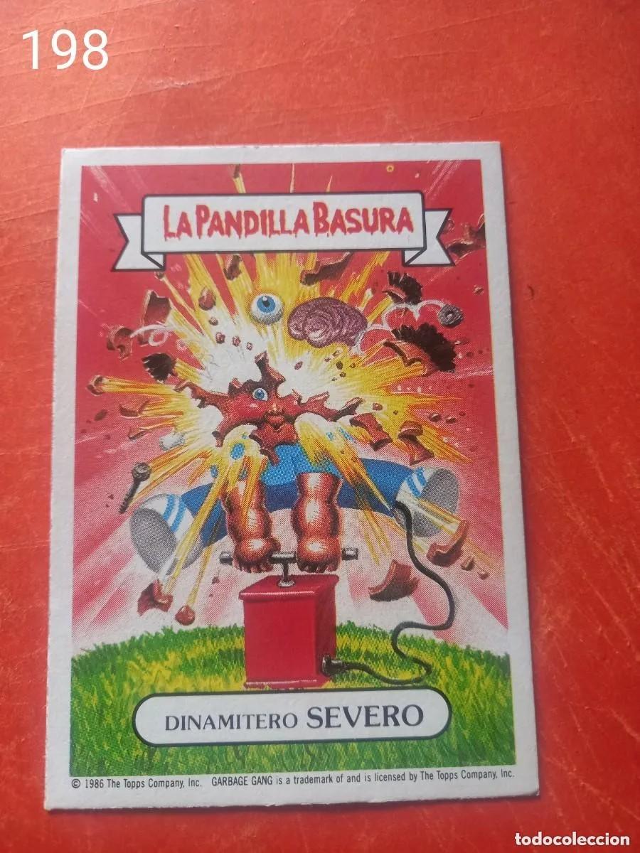 Coleccionismo cromos antiguos: Cromo n.198 la pandilla basura (album azul) sin pegar