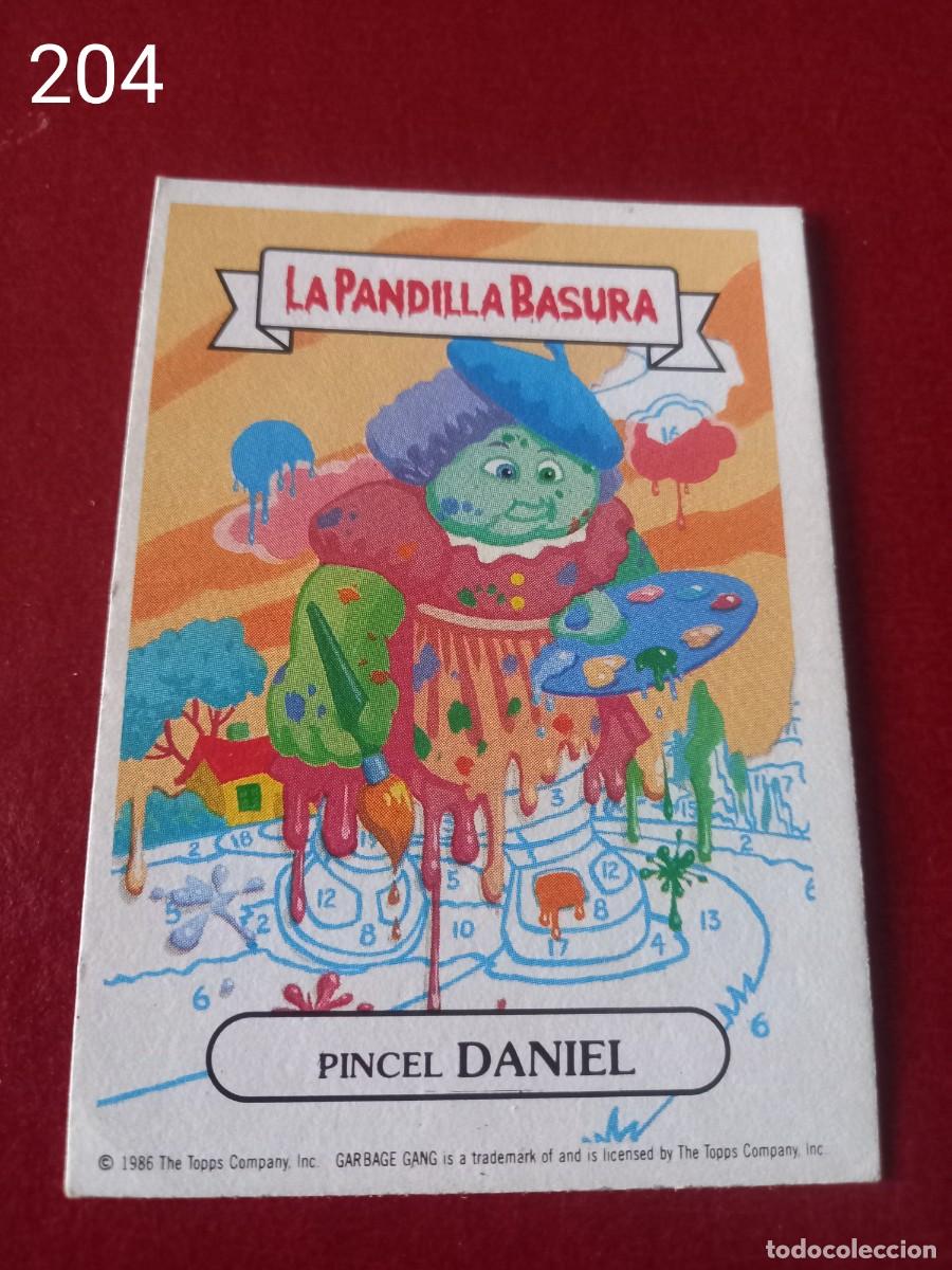 Coleccionismo cromos antiguos: Cromo n.204 la pandilla basura (album azul) sin pegar
