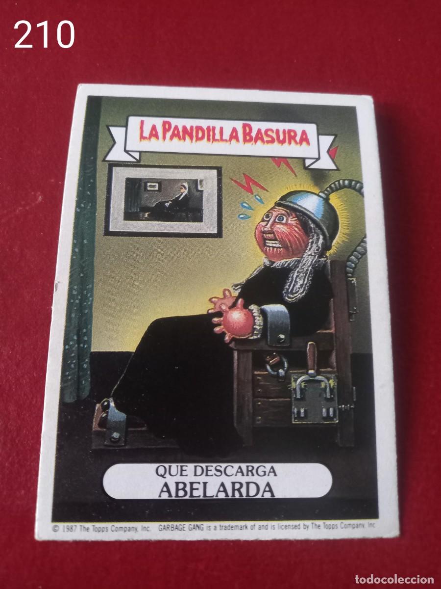 Coleccionismo cromos antiguos: Cromo n.210 la pandilla basura (album azul) sin pegar