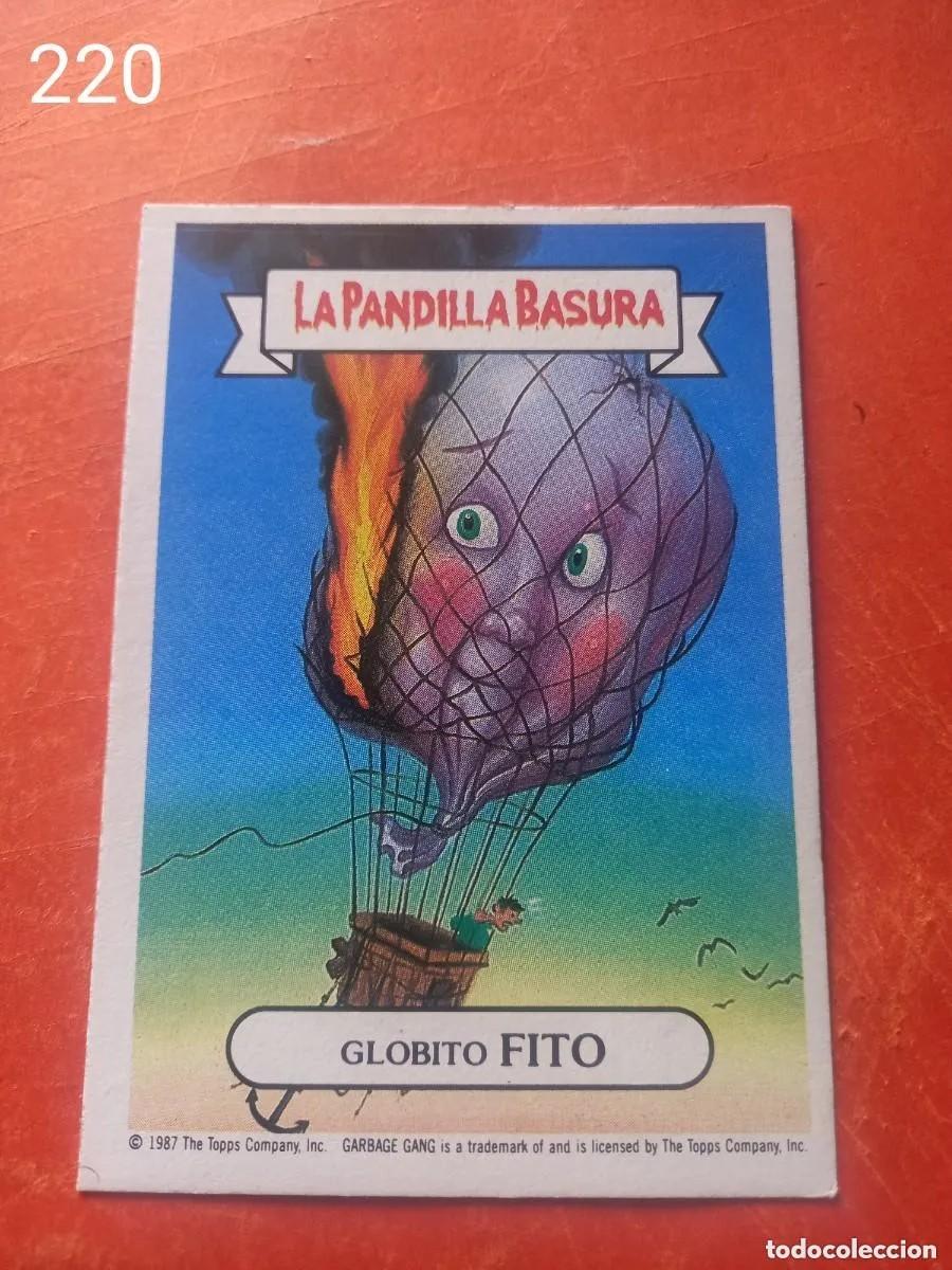 Coleccionismo cromos antiguos: Cromo n.220 la pandilla basura (album azul) sin pegar