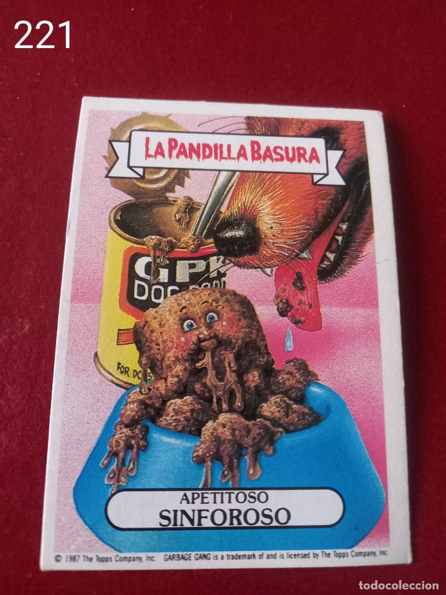 Coleccionismo cromos antiguos: Cromo n.221 la pandilla basura (album azul) sin pegar