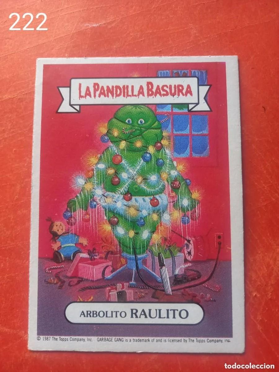 Coleccionismo cromos antiguos: Cromo n.222 la pandilla basura (album azul) sin pegar
