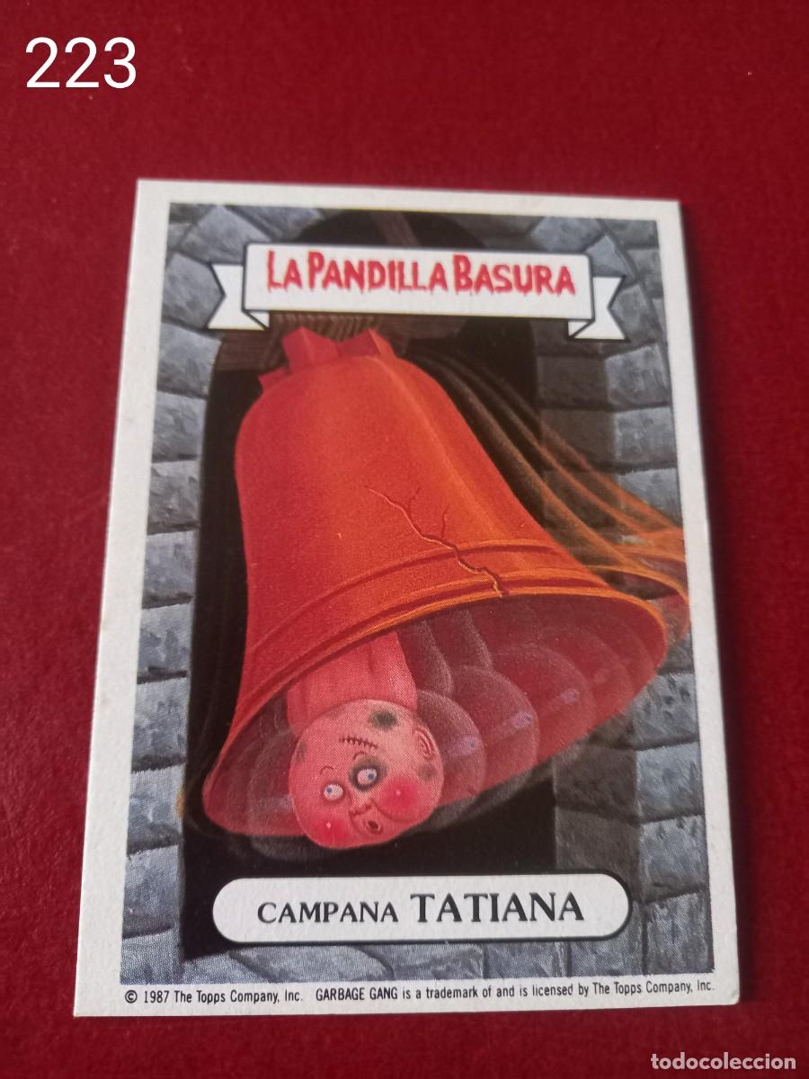 Coleccionismo cromos antiguos: Cromo n.223 la pandilla basura (album azul) sin pegar