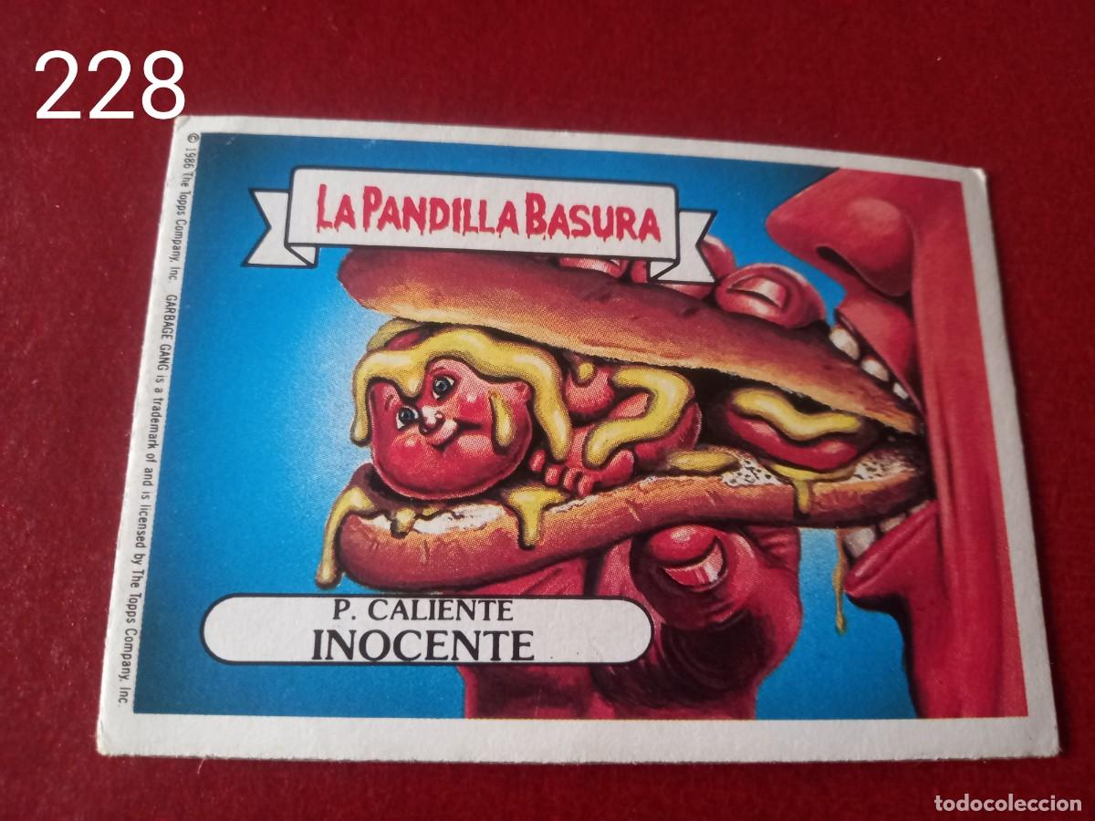 Coleccionismo cromos antiguos: Cromo n.228 la pandilla basura (album azul) sin pegar