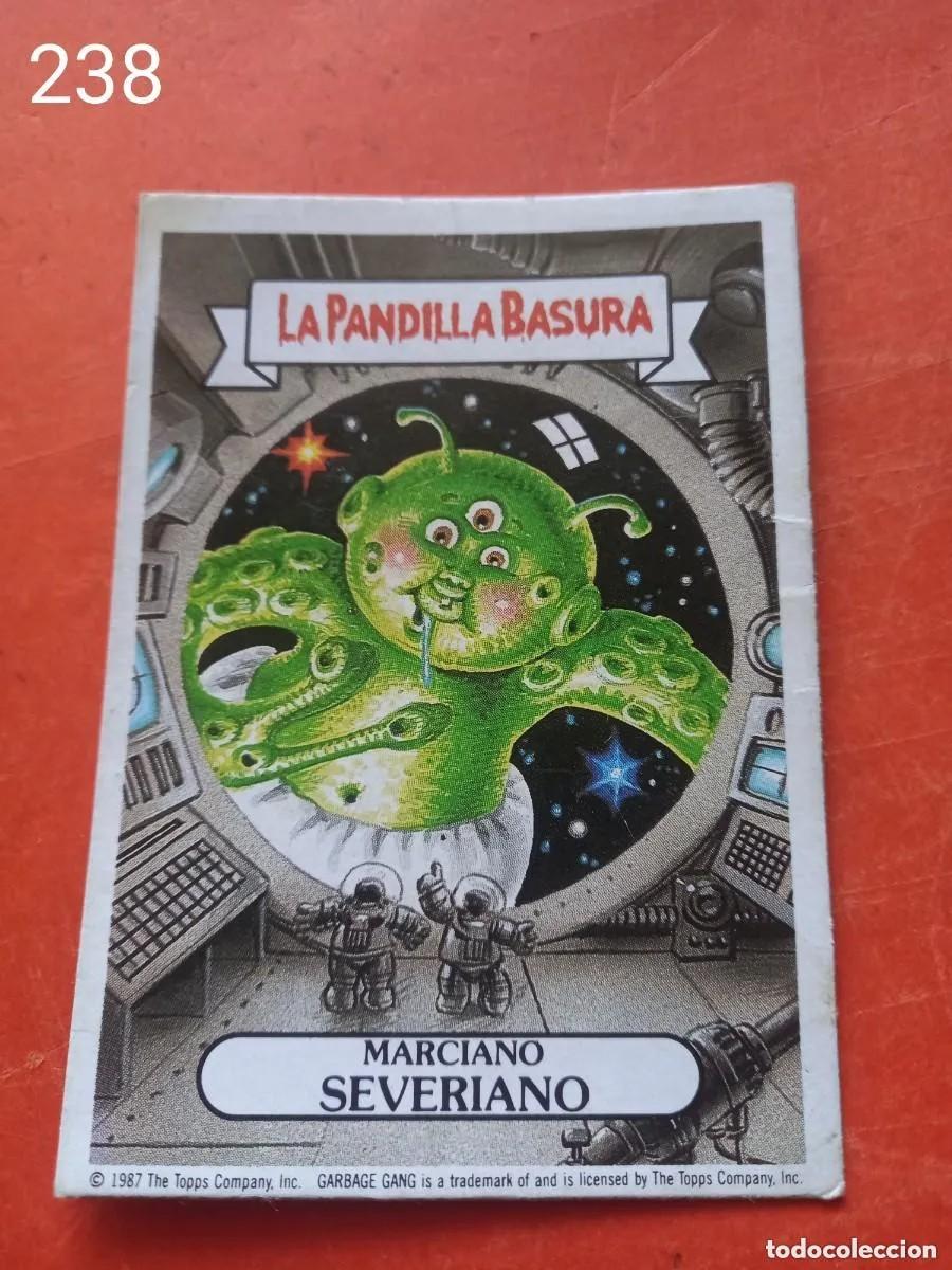 Coleccionismo cromos antiguos: Cromo n.238 la pandilla basura (album azul) sin pegar
