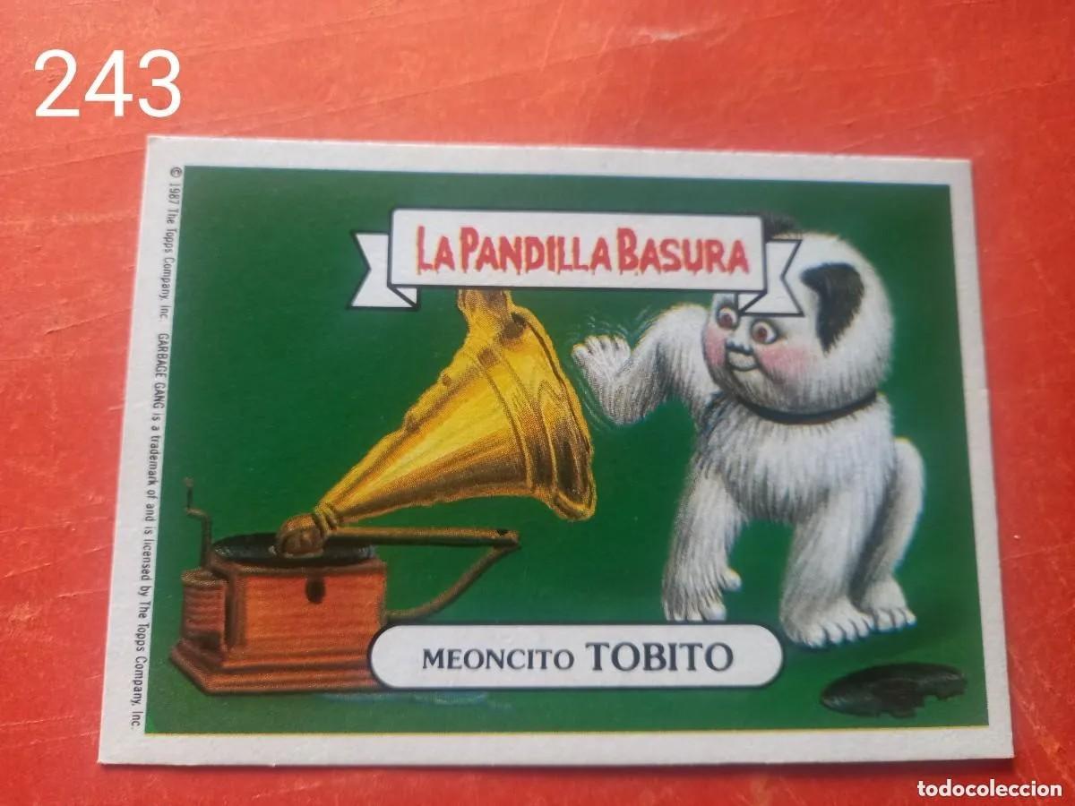 Coleccionismo cromos antiguos: Cromo n.243 la pandilla basura (album azul) sin pegar