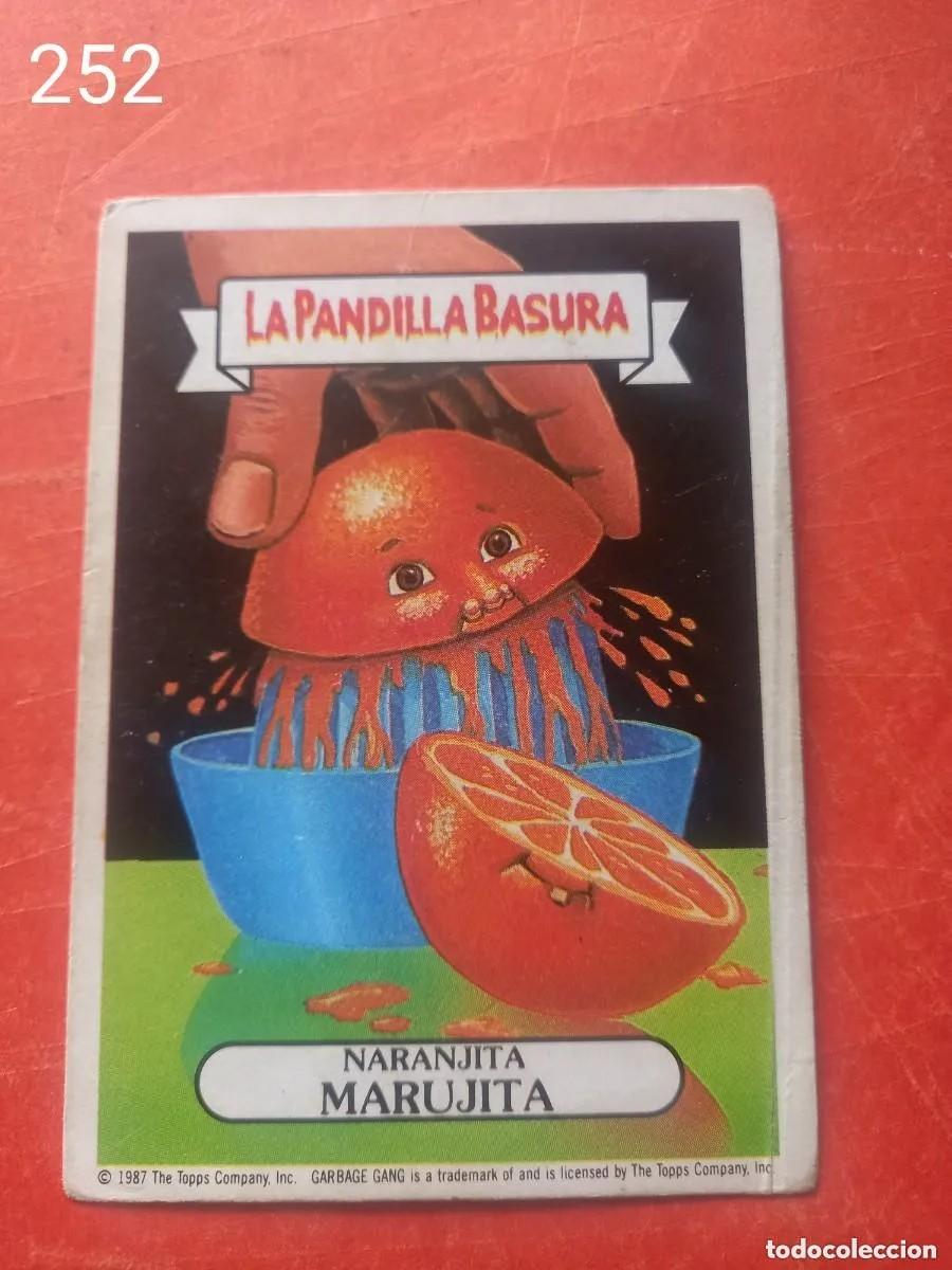 Coleccionismo cromos antiguos: Cromo n.252 la pandilla basura (album azul) sin pegar