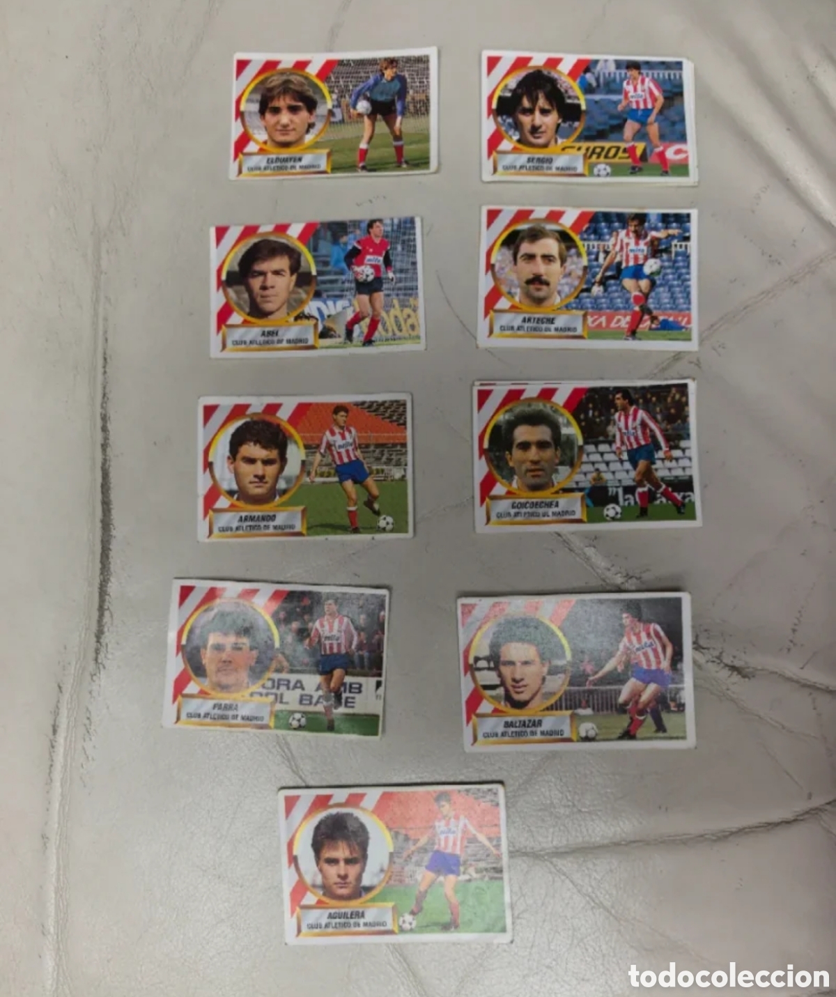 Coleccionismo cromos antiguos: Cromos atl&eacute;tico de Madrid futbol liga 88 89 ediciones este