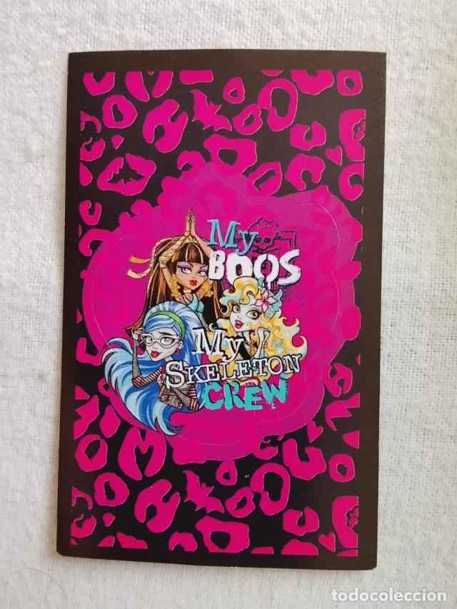 Coleccionismo cromos antiguos: Cromo We Are Monster High 112 Recortable
