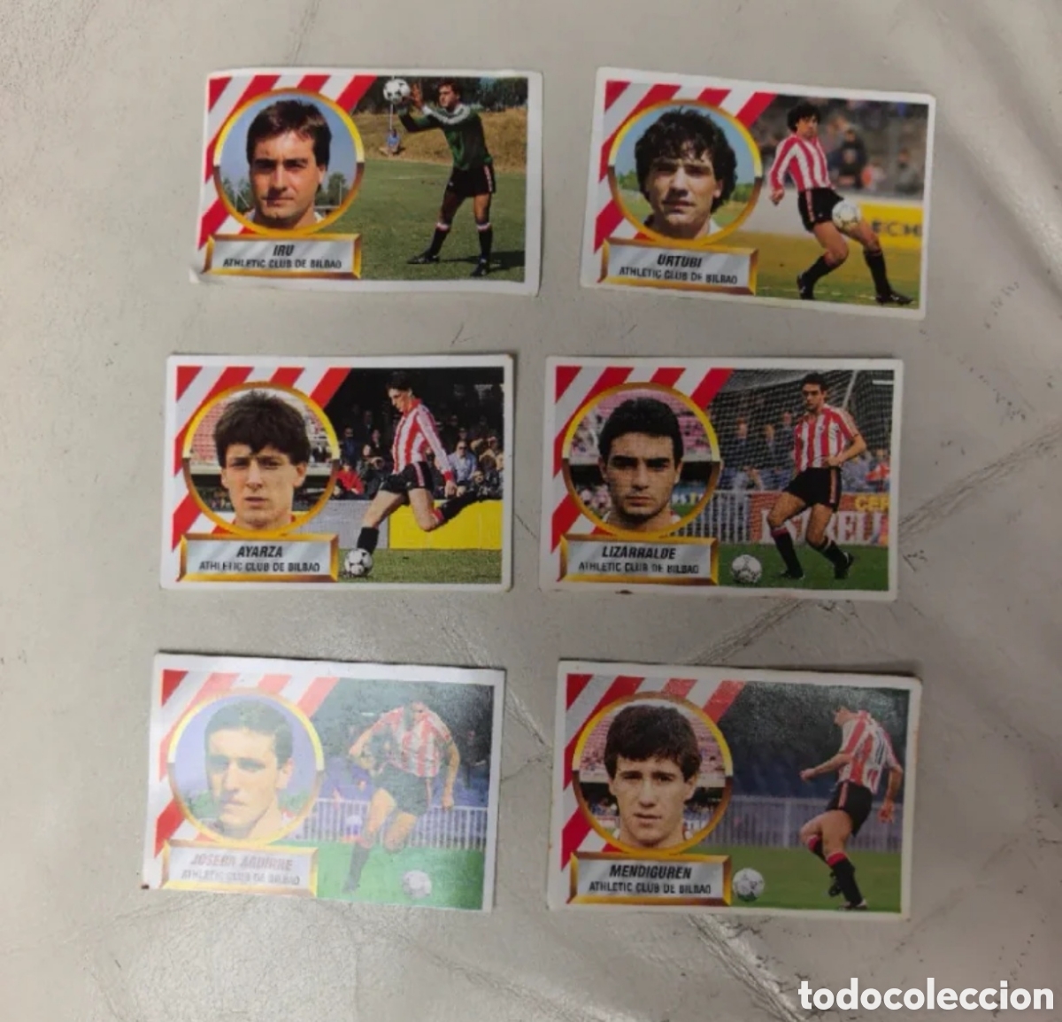 Coleccionismo cromos antiguos: Cromos Athletic Bilbao liga 88 89