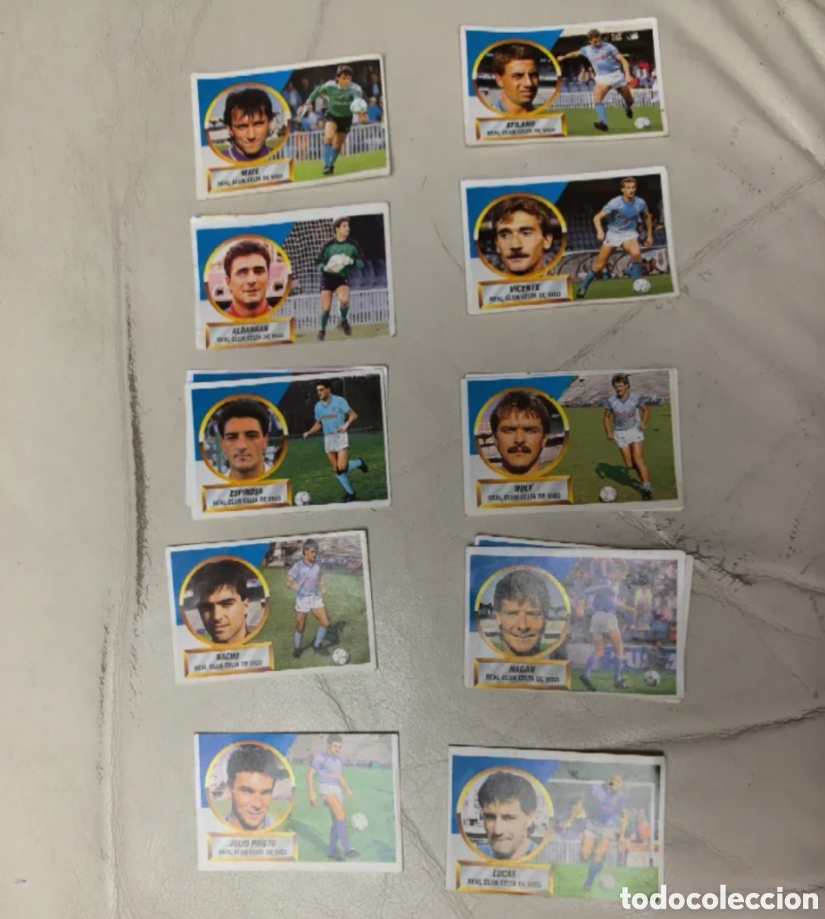 Coleccionismo cromos antiguos: Cromos celta de Vigo liga 88 89