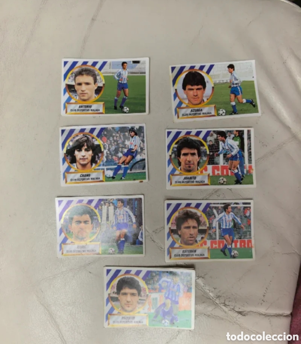 Coleccionismo cromos antiguos: Cromos club deportivo M&aacute;laga