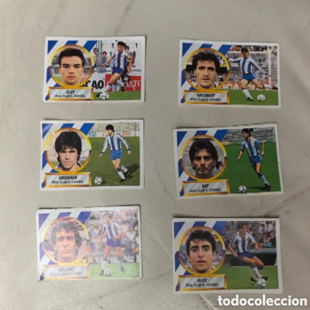 Coleccionismo cromos antiguos: Cromos F&uacute;tbol Real Club D. Espa&ntilde;ol Liga 88/89