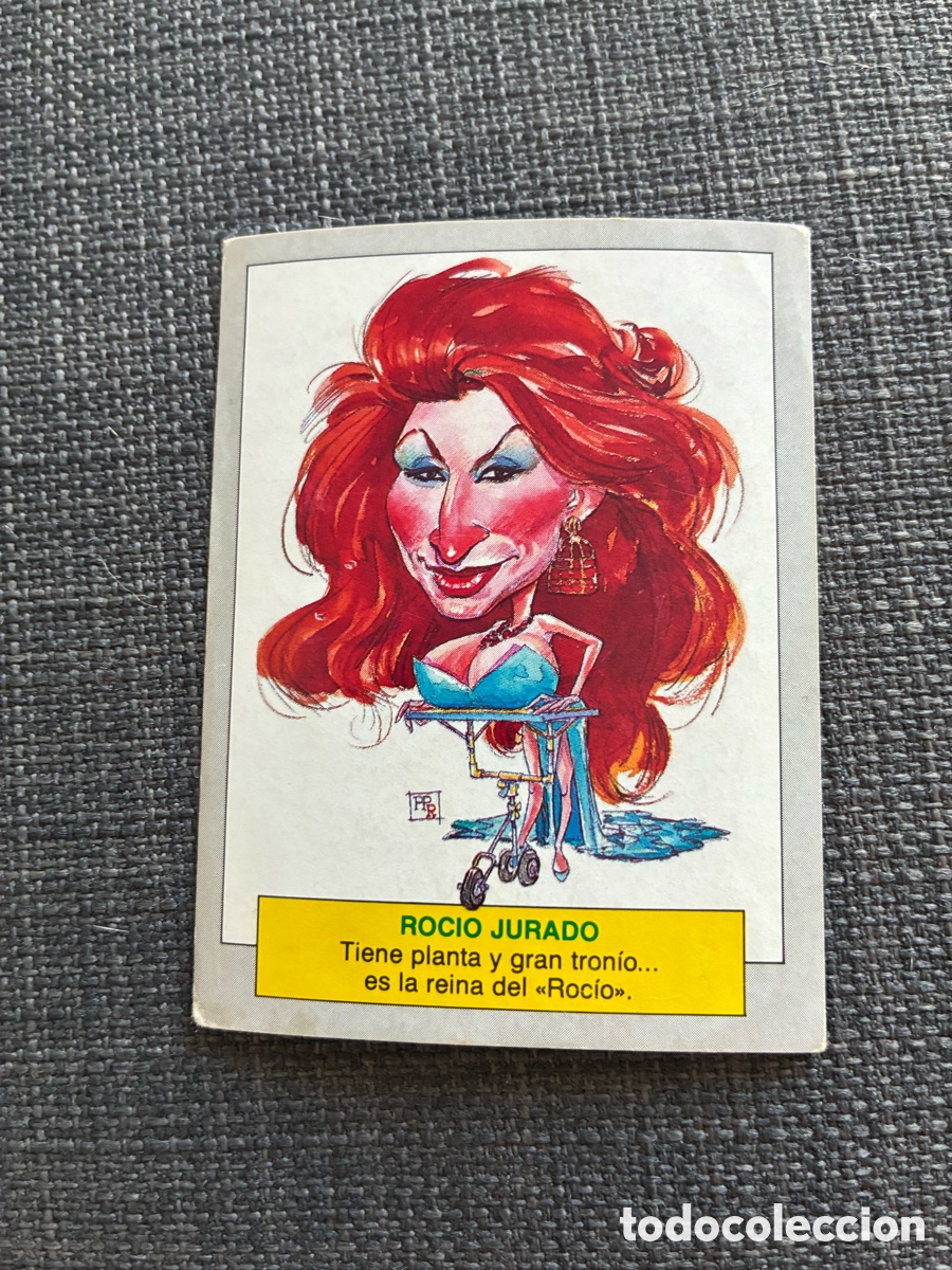 Coleccionismo cromos antiguos: Cromo Roc&iacute;o Jurado Reina del Roc&iacute;o