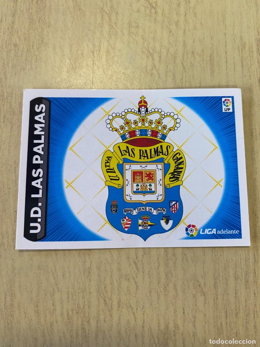 Coleccionismo cromos antiguos: Cromos sin pegar liga BBVA 2014-15 Escudos Las Palmas