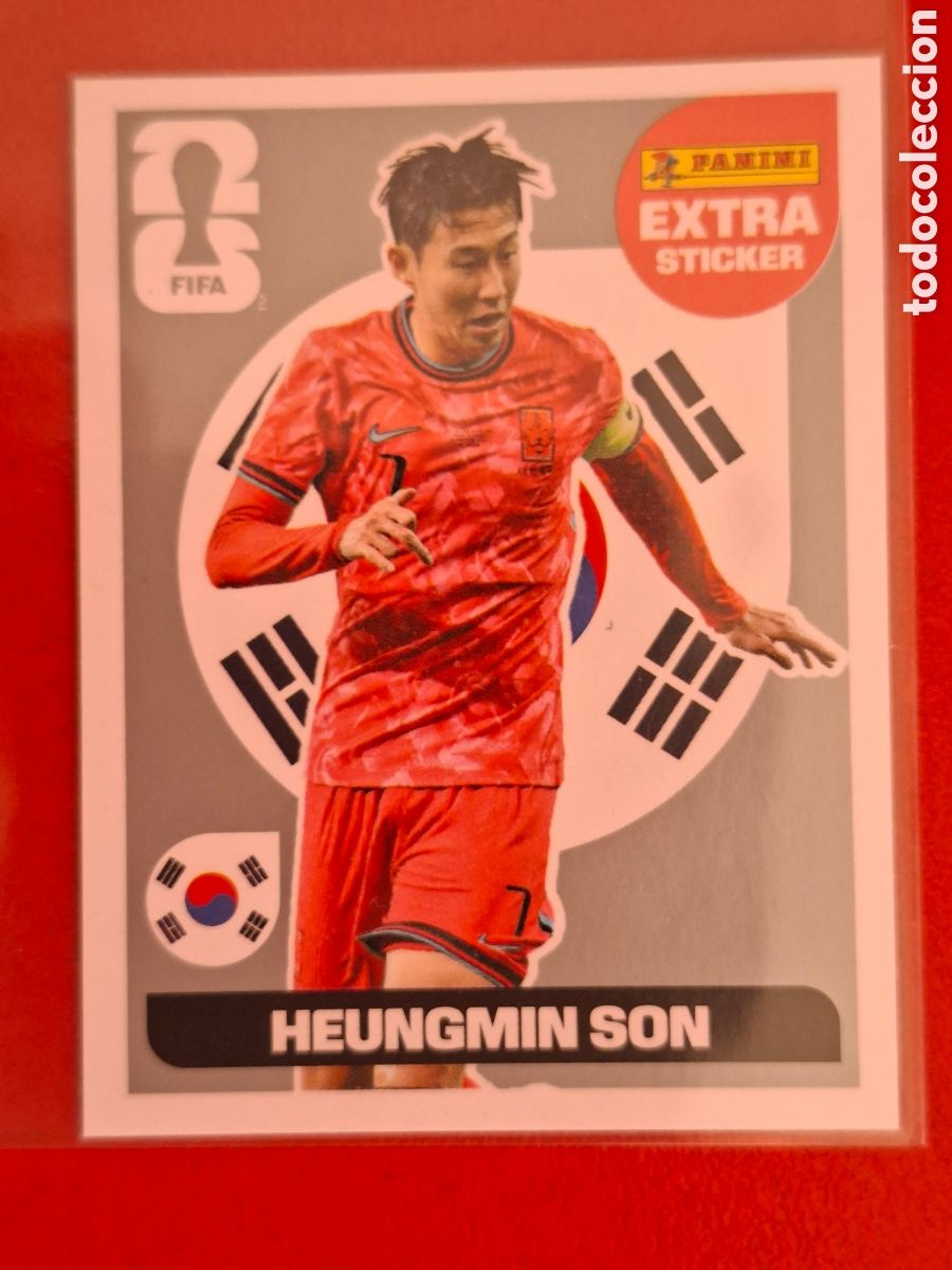 Coleccionismo cromos antiguos: EXTRA STICKER HEUNGMIN SON PLATA