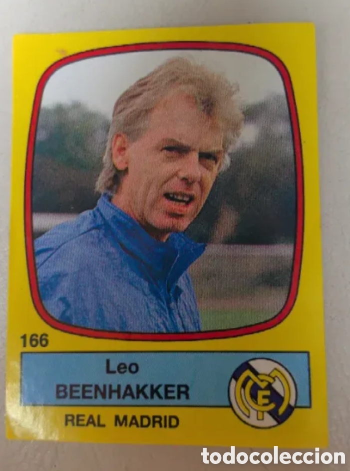 Coleccionismo cromos antiguos: Cromo Leo Beenhakker Real Madrid