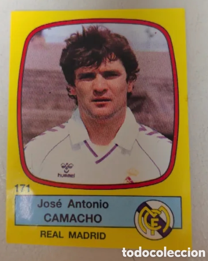 Collectable Antique Stickers: Cromo Jos&eacute; Antonio Camacho Real Madrid
