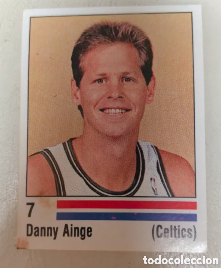 Coleccionismo cromos antiguos: Cromo Danny Ainge Boston Celtics 7 Panini basket nba 89