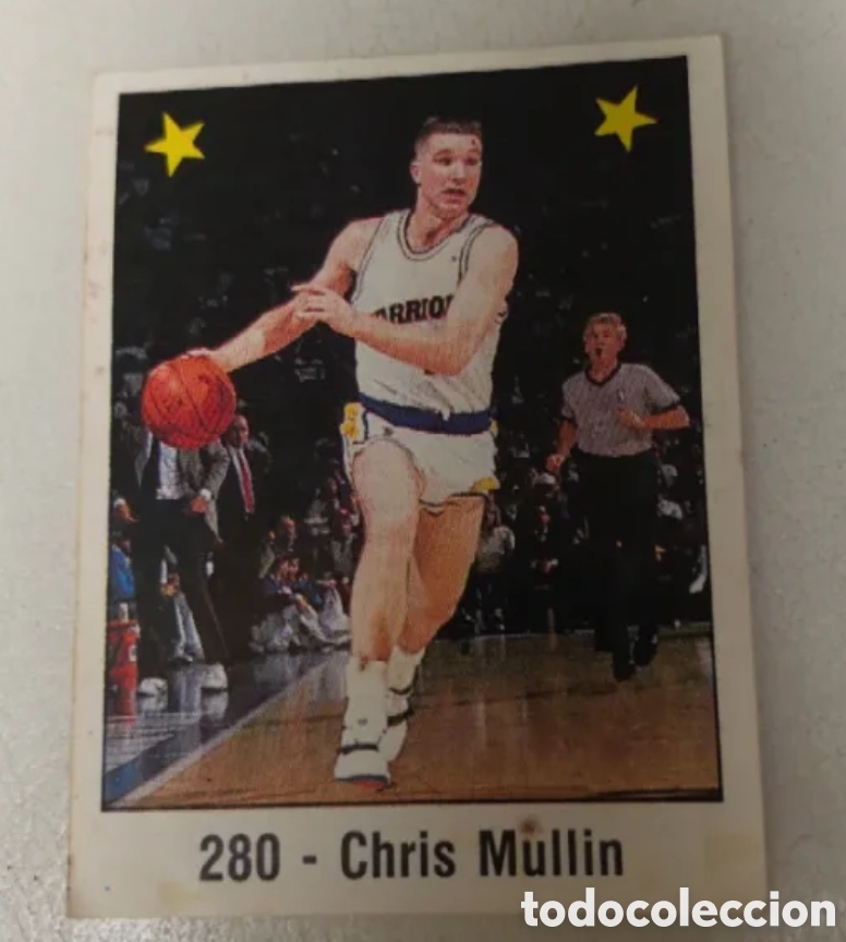 Coleccionismo cromos antiguos: Cromo Chris Mullin 280 Panini basket nba 89