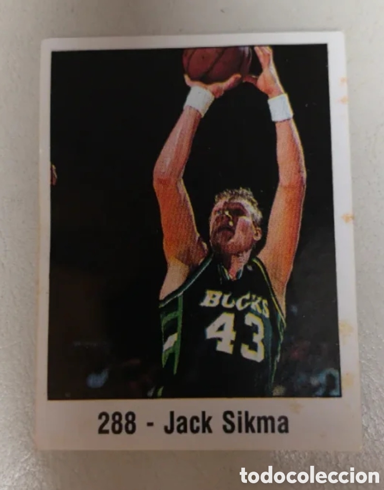 Coleccionismo cromos antiguos: Cromo Jack sikma 288 Panini basket nba 89