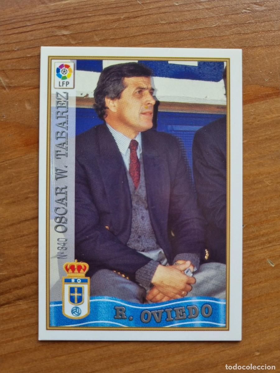 Coleccionismo cromos antiguos: 340 &Oacute;SCAR TABAREZ (Real Oviedo). Las Fichas de la Liga 1997 1998 97 98 (Mundicromo)