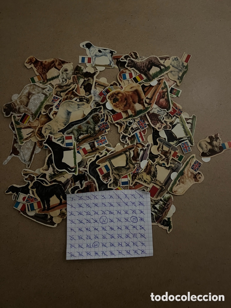Coleccionismo cromos antiguos: Cromos pan rico tus amigos los perros