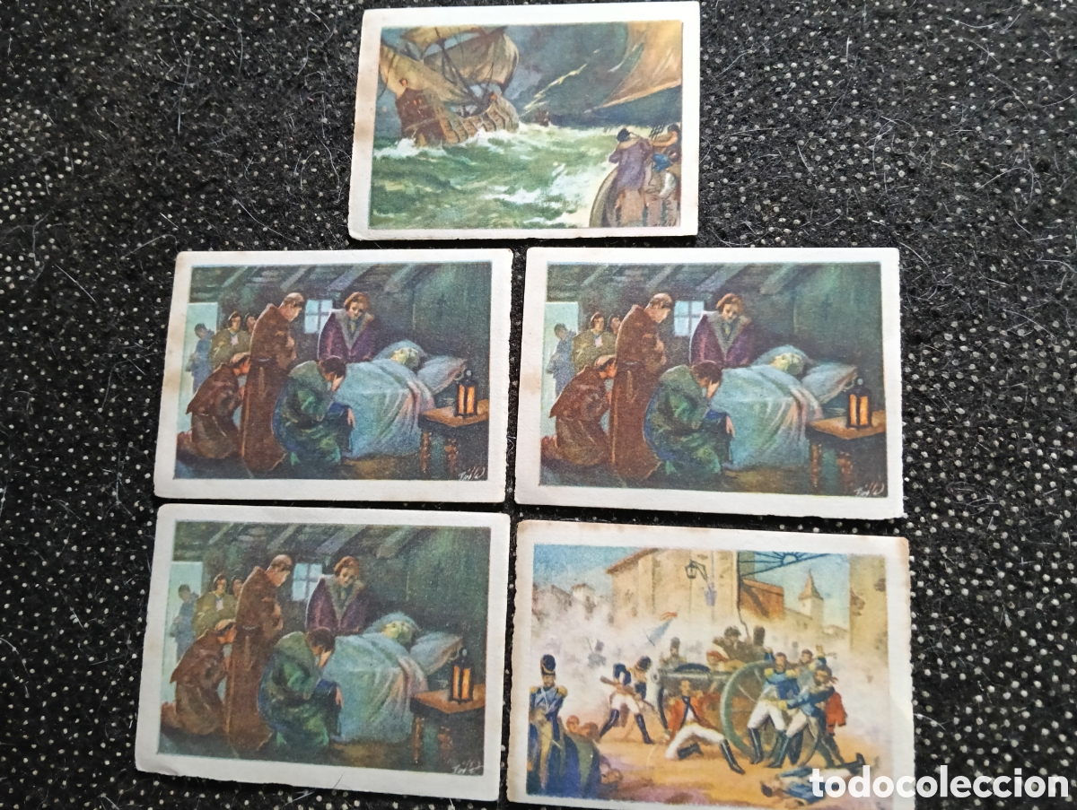Coleccionismo cromos antiguos: Cromos de la Farmacia SERRA, Arrabal de Santa Ana Reus Tel&eacute;fono n&deg;8 1950-60