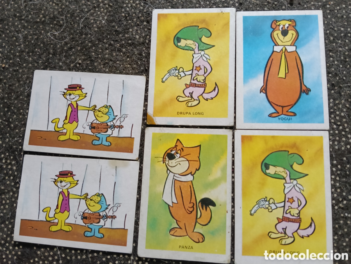 Coleccionismo cromos antiguos: 6 CROMOS DON GATO 1981 COL FESTIVAL ED FACOSA DOS CROMOS SIN PEGAR CARTON