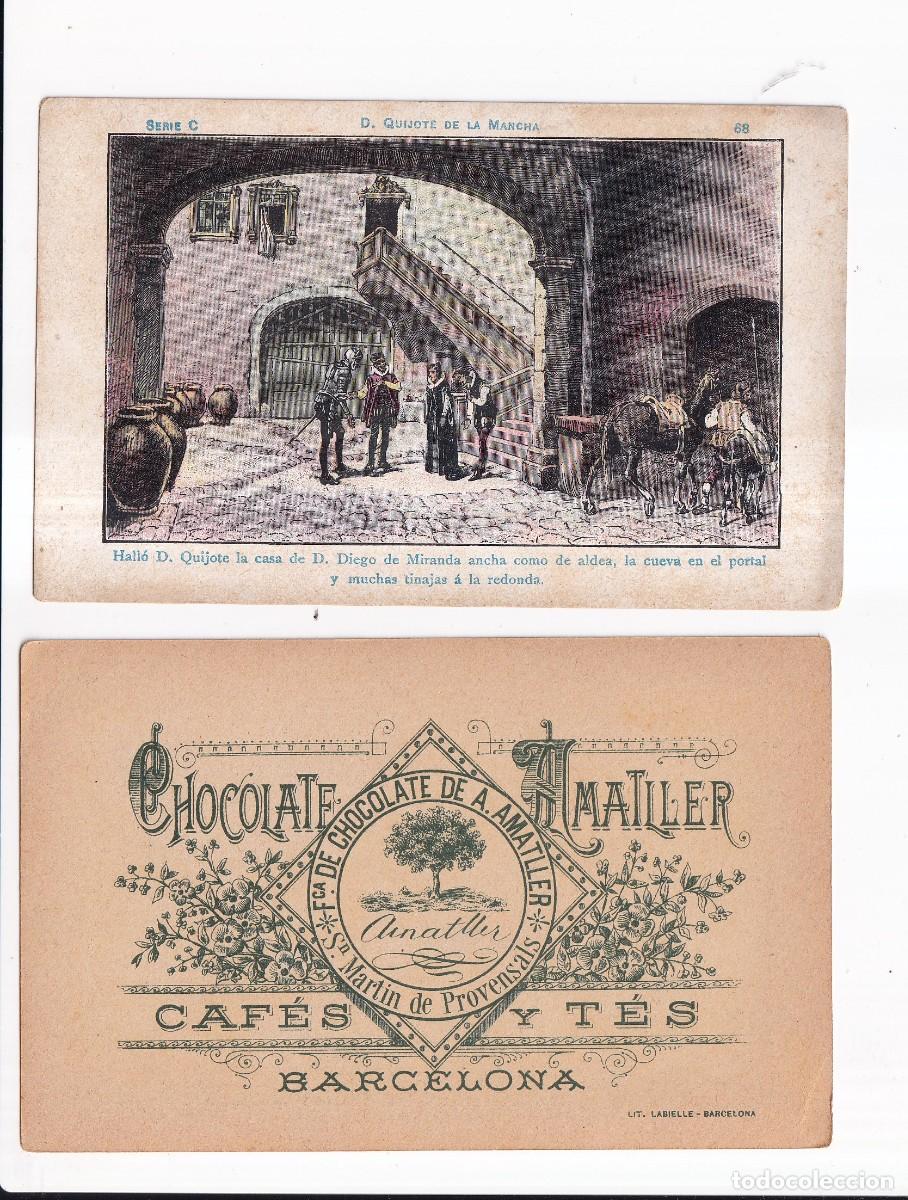 Coleccionismo cromos antiguos: D. QUIJOTE DE LA MANCHA : SERIA B. NUMERO 68 .- CHOCOLATE AMATLLER