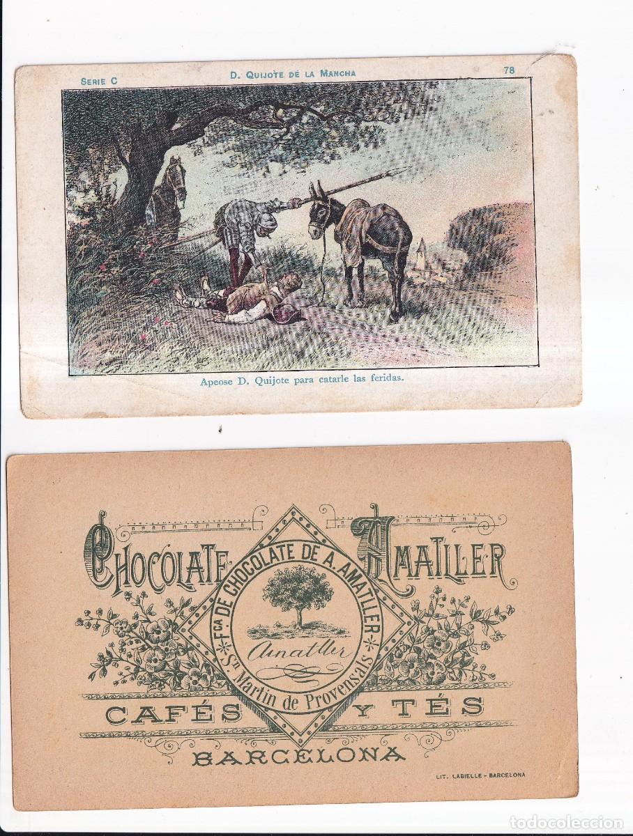 Coleccionismo cromos antiguos: D. QUIJOTE DE LA MANCHA : SERIA B. NUMERO 78 .- CHOCOLATE AMATLLER
