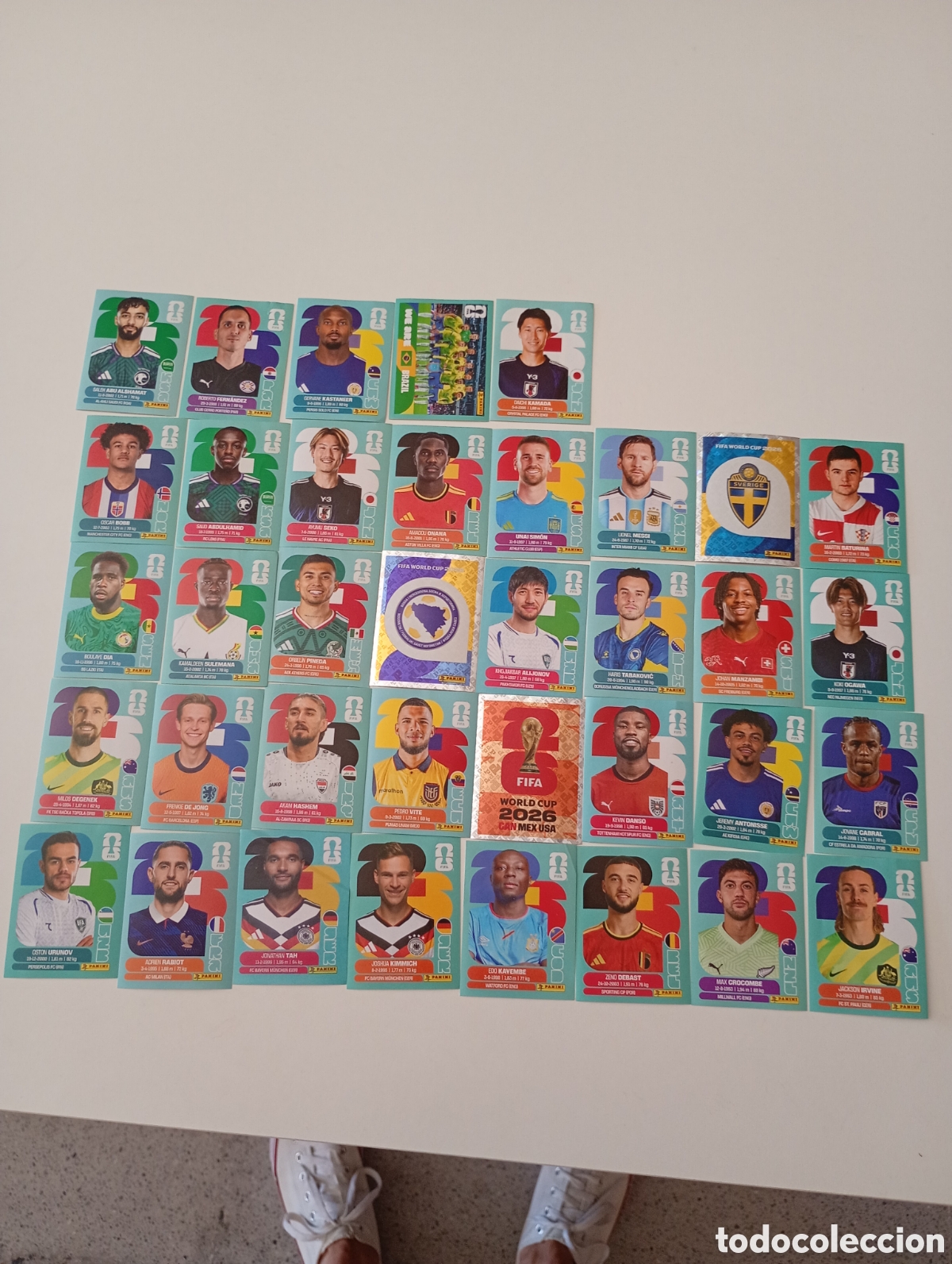 Sammeln alte Sammelbilder: Lote 37 cromos panini mundial usa 2026