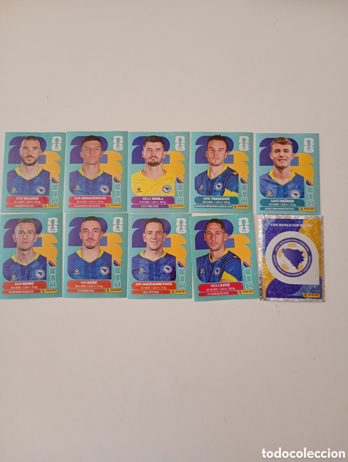 Coleccionismo cromos antiguos: lote cromos bosnia mundial 2026 panini