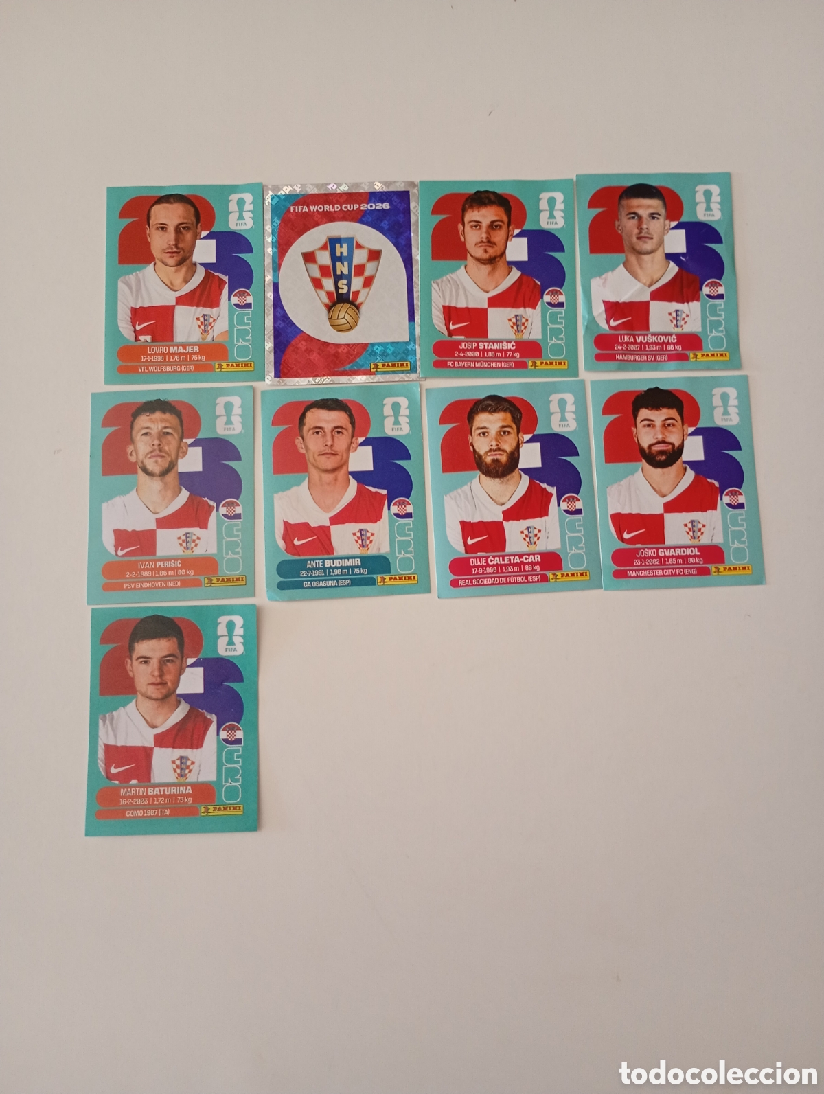 Coleccionismo cromos antiguos: lote cromos Croacia mundial usa 2026 panini