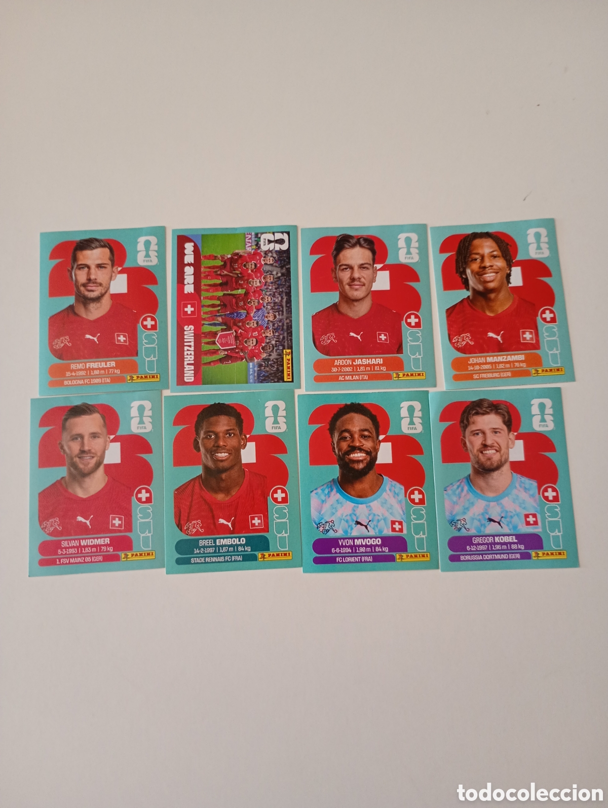 Coleccionismo cromos antiguos: lote cromos suiza mundial 2026 usa panini