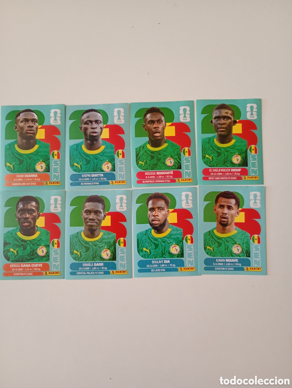 Coleccionismo cromos antiguos: lote cromos Senegal mundial usa 2026 panini