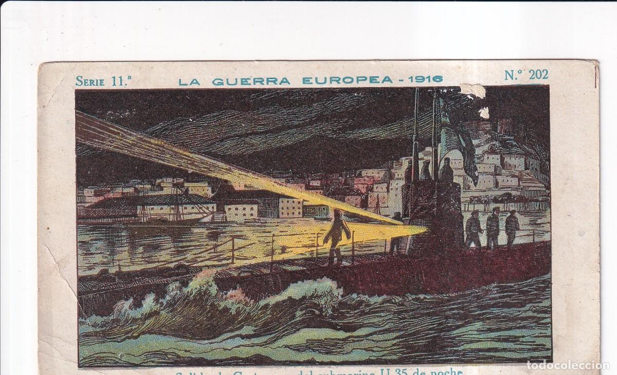 Coleccionismo cromos antiguos: LA GUERRA EUROPEA 1916 : SERIE 11&ordm; .- NUMERO 202 .- CHOCOLATE AMATLER
