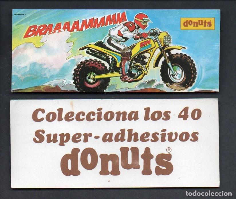 Coleccionismo cromos antiguos: CROMO TIRA COLECCIONA LOS 40 SUPER-ADHESIVOS DONUTS. DONETTES.