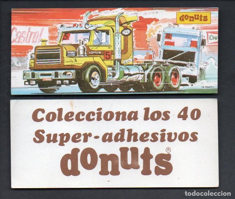 Coleccionismo cromos antiguos: CROMO TIRA COLECCIONA LOS 40 SUPER-ADHESIVOS DONUTS. DONETTES.