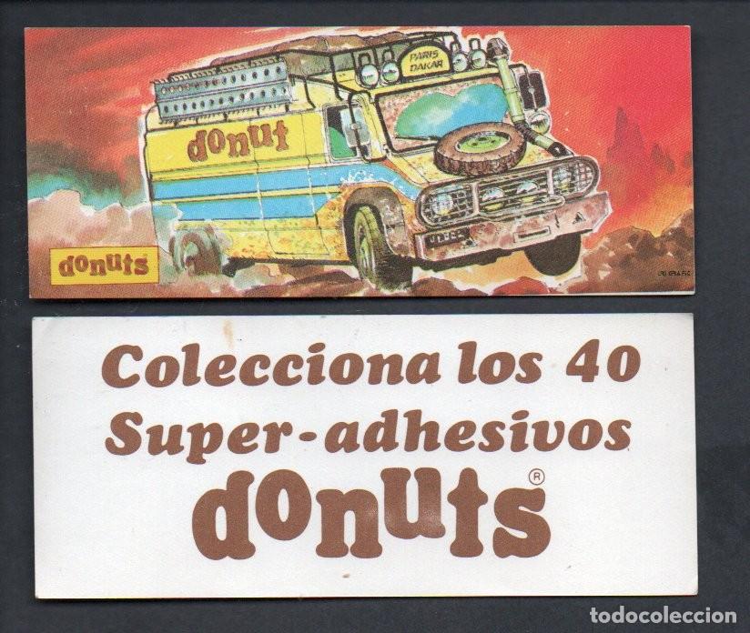 Coleccionismo cromos antiguos: CROMO TIRA COLECCIONA LOS 40 SUPER-ADHESIVOS DONUTS. DONETTES.