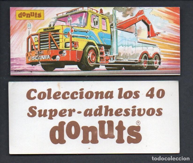 Coleccionismo cromos antiguos: CROMO TIRA COLECCIONA LOS 40 SUPER-ADHESIVOS DONUTS. DONETTES.