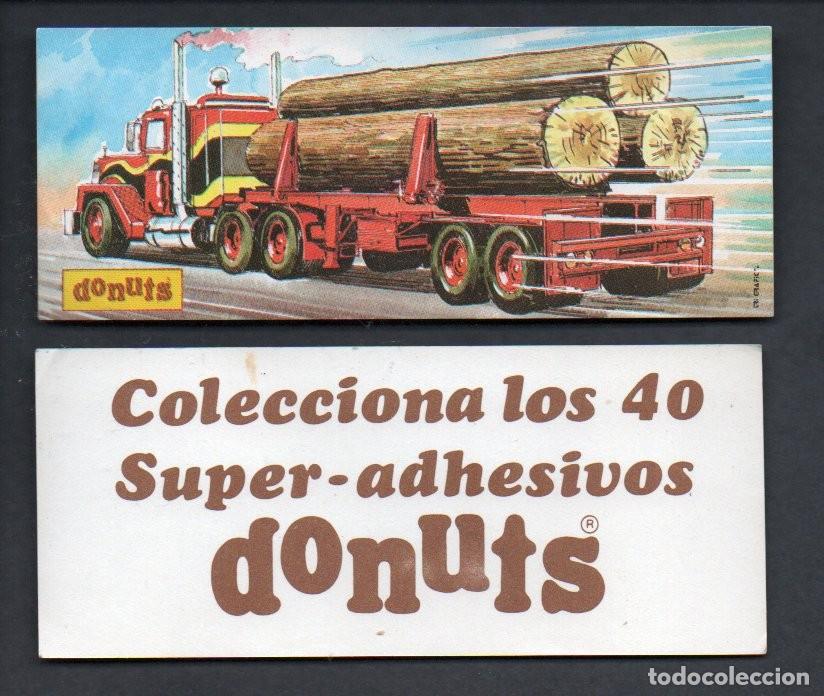 Coleccionismo cromos antiguos: CROMO TIRA COLECCIONA LOS 40 SUPER-ADHESIVOS DONUTS. DONETTES.