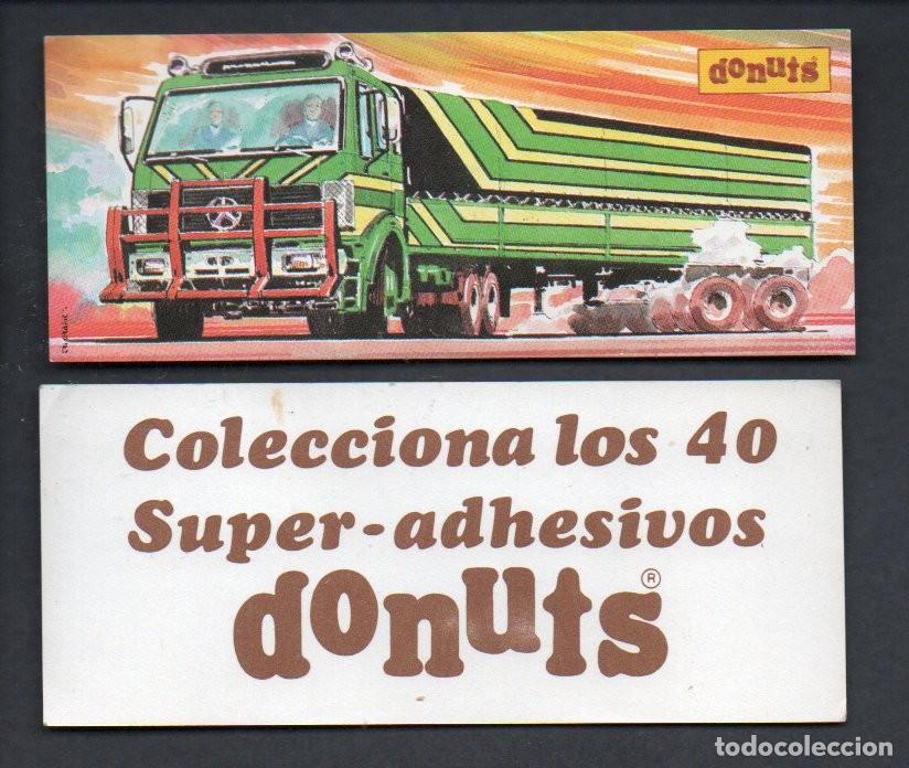 Coleccionismo cromos antiguos: CROMO TIRA COLECCIONA LOS 40 SUPER-ADHESIVOS DONUTS. DONETTES.