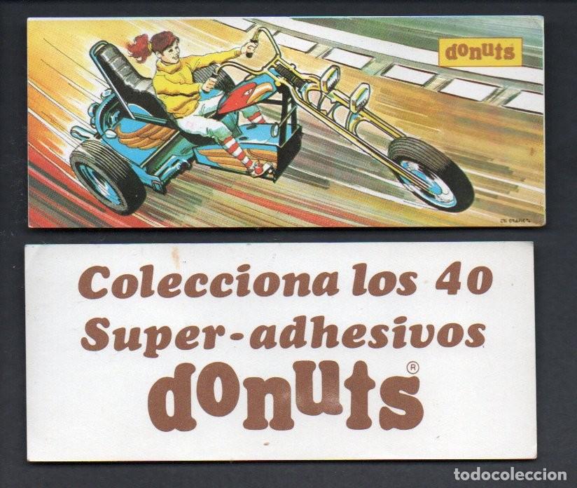 Coleccionismo cromos antiguos: CROMO TIRA COLECCIONA LOS 40 SUPER-ADHESIVOS DONUTS. DONETTES.