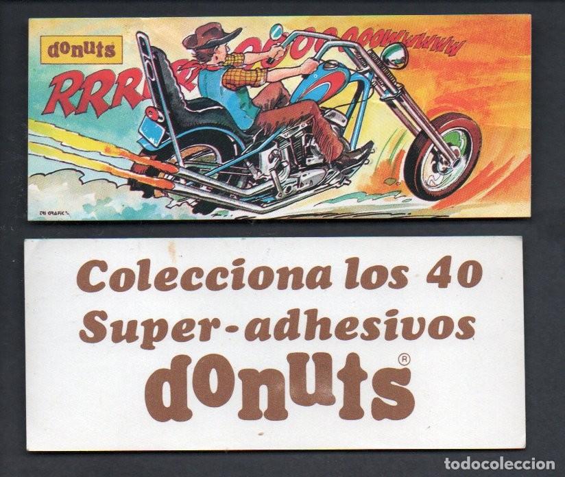 Coleccionismo cromos antiguos: CROMO TIRA COLECCIONA LOS 40 SUPER-ADHESIVOS DONUTS. DONETTES.